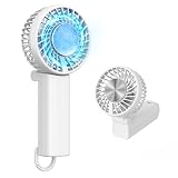ハンディフアン 超高速暴風 28000RPM【業界最小最軽・瞬間冷却-30℃・15dB極静音】 わずか175ｇ 冷却プレート 最大20H稼働 Type-C充電式 90°角度調整 風量5段階調整可能 手持ち/首掛け/卓上/吊り下げ 4500mAh大容量 熱中症対策 暑さ対策 通勤/通学/スポーツ観戦/車中泊/花火大会/山登り/旅行用 ウルハーバースタイル