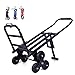 Fkdebag Carrito de Compras Carro de escaleras Plegable for Subir Carro Industrial Carro de Carrito de Carga Resistente de 150 Kg. Carro de Compras Resistente for Compras Viajes Hogar