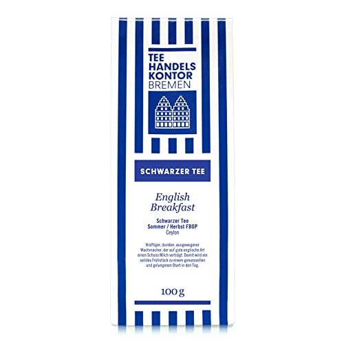 Hochwertiger Schwarzer Tee Mischung English Breakfast lose | Schwarzer Tee 100 g | Schwarztee aus den besten Teegärten | English Breakfast Tea | TEE HANDELSKONTOR BREMEN Cover