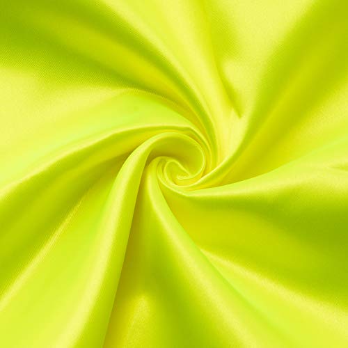 東レ シルックサテン 生地 約122cm×1mカット Col.148 イエロー系 T880-1