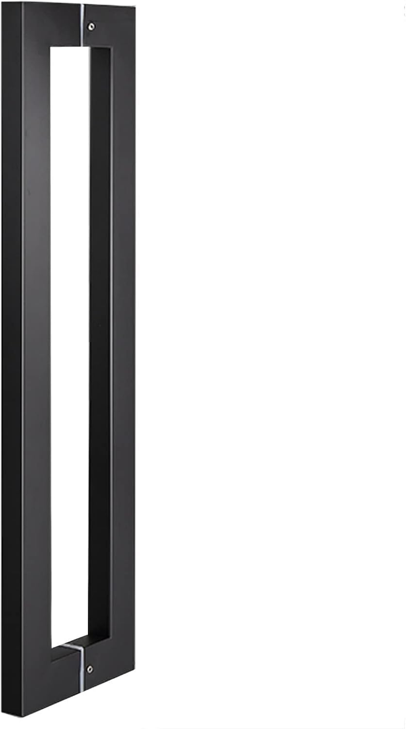 HUAGEAIDALOL Black Barn Door Handle Stainless Steel Push Pull Door