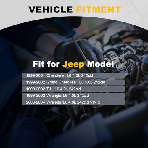 Motor de Arranque para Jeep Wrangler/Grand Cherokee/Cherokee/TJ, 4.0L L6 miniatura 3