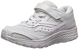 Saucony Boy's Cohesion 12 A/C Sneaker, White, 10.5 Medium US Little Kid