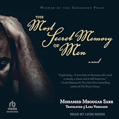 The Most Secret Memory of Men Audiolibro Por Mohamed Mbougar Sarr, Lara Vergnaud - translator arte de portada