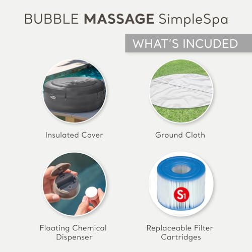 Intex 28483E Simplespa Inflatable Bubble Massage Spa: Includes Insulated Cover thumb #5
