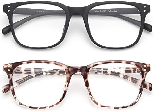 Livho Blue Gentle Blocking Glasses Laptop Gaming Sq. Nerd Eyeglasses