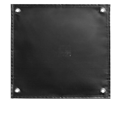 Esterillas para Barbacoas Estera debajo de la parrilla for fogatas, terraza, patio, estera ignífuga, almohadilla for for acampar al aire libre, estufa gas, leña, for barbacoa para Acampar(S 35 x 34cm)