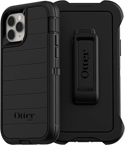 OtterBox iPhone 11 Pro/XS/X Defender Series Pro Case - Black (Non-Retail Packaging, Ships in Poly Bag), Rugged & Durable, with Port Protection, Includes Holster Clip Kickstand