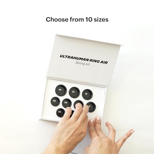 Image of ULTRAHUMAN Ring AIR Sizing Kit | Choose from Sizes 6-12 | Sizing Guide for Your Smart Wearable Ring