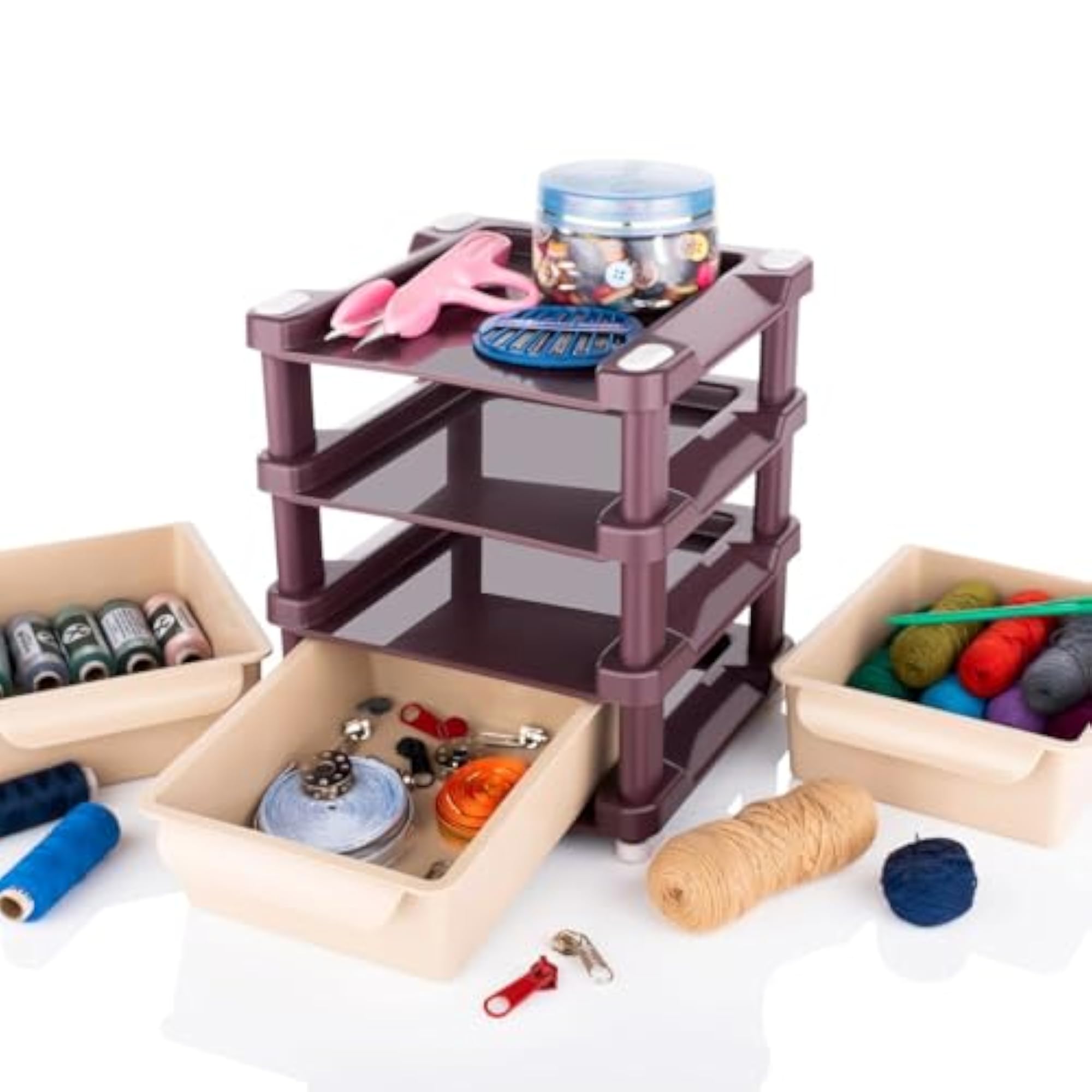 Mini 3 Layer Drawer for Storing Makeup Equipment