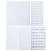 Lagrimas Silicona, SANGGI 290 Piezas Topes Adhesivos Transparentes, Pies de Goma Transparentes, Almohadilla Autoadhesiva,Amortiguación de Ruido,protector antigolpes,búfer muebles,(5 tamaños)