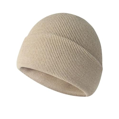 Bonnet tricoté à revers de qualité supérieure en maille multicolore