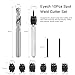Eyech 10Pcs Spot Weld Cutter Set, HSS Spot Weld Cutter Removal Tool Kit with 3/8