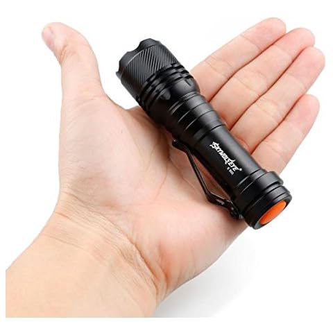 LED Torch Powerful Flashlight Torches, Nourich 2000LM Q5 AA/14500 3 Modes ZOOMABLE LED Flashlight Torch Super Bright Lamp Light Clamp Lamp for Camping Indoor Outdoor Hiking Cover