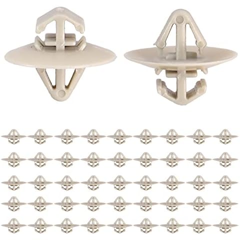 50Pcs Plastic Trafic Side Door Moulding Lower Trim Clips For Vauxhall Vivaro/Renault Plastic Clips Cover