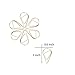 300 Pieces Gold Cute Paper Clips Stainless Steel Drop-Shaped Paperclips for School Office Supplies Baby Shower Crafts Scrapbooking Bookmarks Kids Women Planners by VENCINK