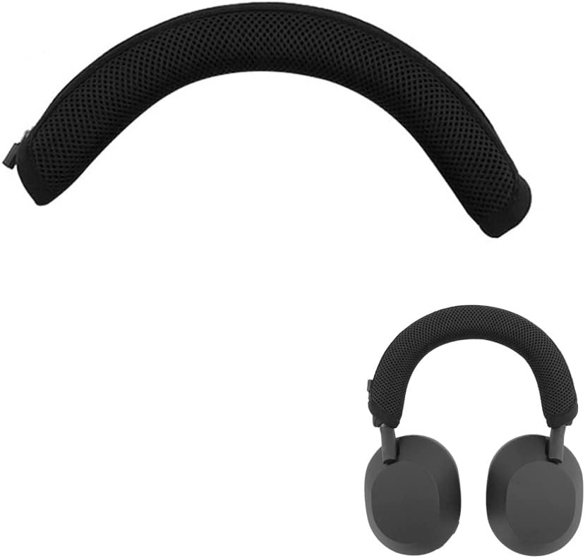 Headband Cover Pad for Sony WH-1000XM5 Headphone Replacement Headband Cushion Protective Sleeve(Black)