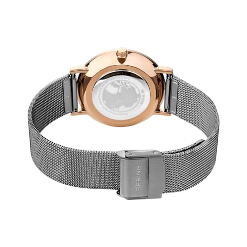 BERING Damen Uhr Quarz Movement - Classic Collection mit Edelstahl und Saphirglas 13436-369