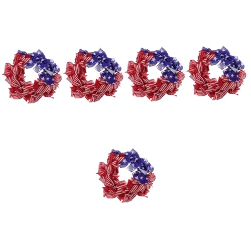 Cabilock 5 Ghirlande Patriottiche Americane Decorazioni Per Il Dell'indipendenza Ghirlande Da Parete in Stoffa Accessori Per Feste