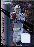 Peyton Manning 2010 Rookies n Stars Elements Materials Black Prime Jersey #152