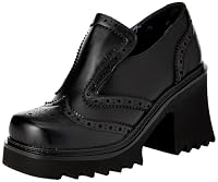 Lamoda Good Evening Chunky Shoes for Women in Black PU, Trendy Stylish Chunky Shoes Perfect for Office, Parties, and Everyday Wear, Comfortable Design UK5
