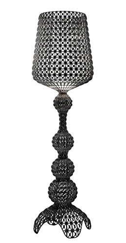 Kartell 0918509 Kabuki Lampe, Plastique/Tecnopolymère thermoplastique, Noir, Ø50 x 165