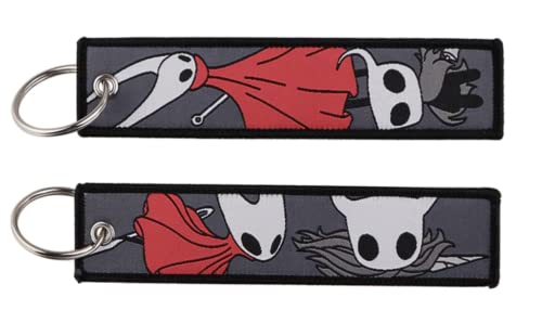 Pinstant Hollow Knight Metroidvania Video Game Keychain Key Tag Chain Fob Ring