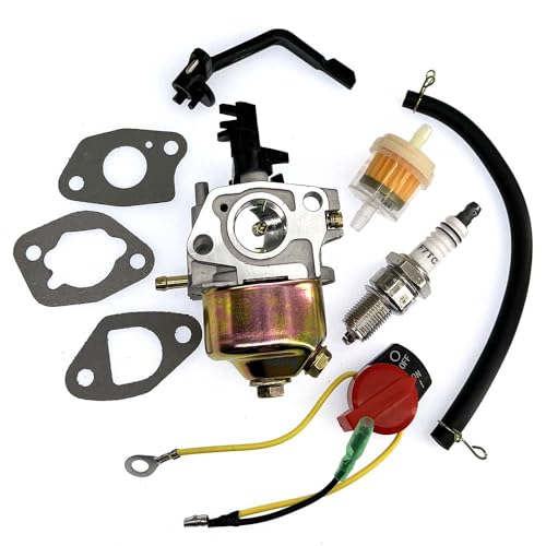 Carburetor With Spark Plug For Jiangdong Contractor Jd4000 Jd3500 Jd3800 Jd3000 Jd2500 Jf200 Jf168 6.5hp 6.5hp Engine Carb Assy
