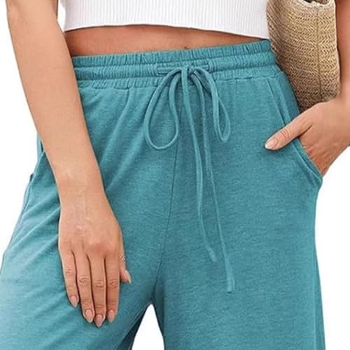 Women Wide Leg Pants Flowy Pants for Women High Waisted Loose Pant for Womens Summer with Pockets4