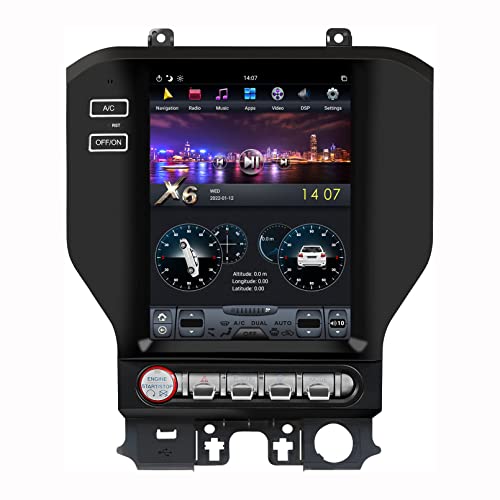 Car Stereo Radio Replacement For Ford Mustang 2015 2016 2017 2018 2019 2020 10.4 Inch Android Auto Head Unit Car Stereo Tablet Radio For Mustang Multimedia Player Gps Navigation System Bluetooth #TOP1