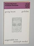 Heym, Georg: Gedichte. Ausgew. von Christoph Meckel. Frankfurt a.M./Hamburg, Fischer-Bücherei, 1968. kl. 8. 156 S. kart.