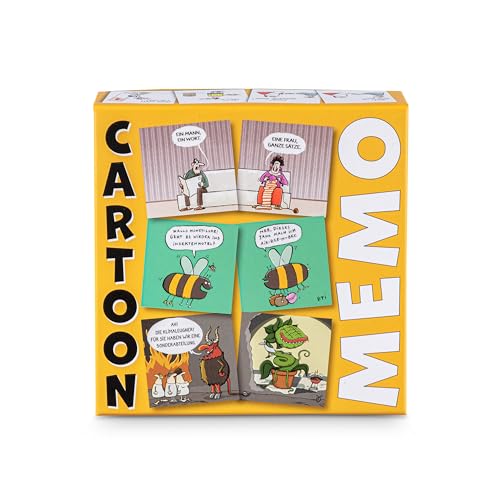 Inkognito Lege Spiel, Memo Spiel | Ocasión: ''Cartoon'', Motiv: Comic ''Cartoon Memo '' | Artist Art. 40055 | von Berliner Verlag