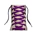 Flat Purple 63 inch Shoe Laces