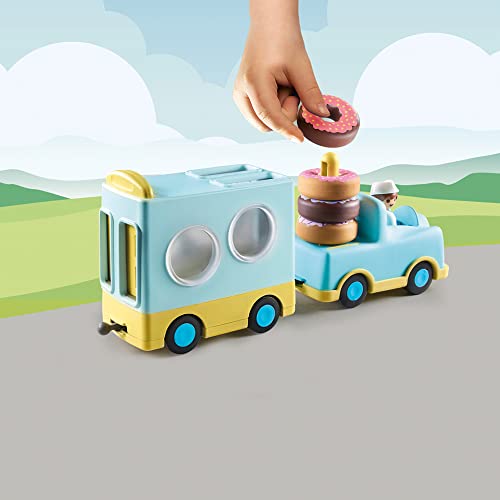 Camion de donuts 1.2.3 avec tri et empilement pour enfants Neuf - vue 10