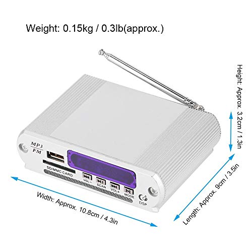 Reminnbor Trasmettitore Radio FM Portatile Auto