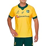 Asics Herren Australien Heim Trikot Home Shirt Kurzarm