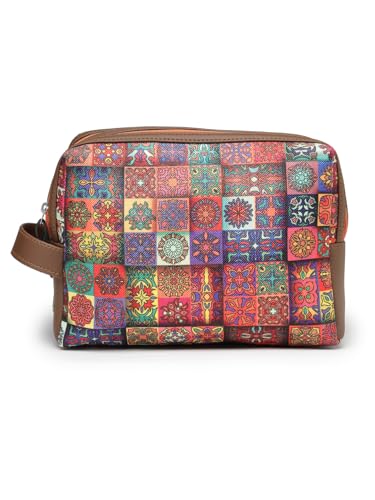 Image of ASIAN Premium Brown Textured Sling Pouch | Compact, Stylish & Travel-Ready Bag for Women and Girls