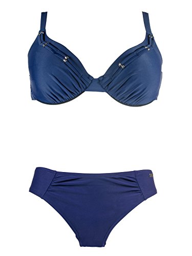 Preisvergleich Produktbild Naturana Schalen Bikini 72481, 44B, Marine