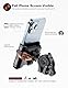 Grefay Fahrrad Handyhalterung【1s-Sperre】 Handyhalter Motorrad Vibrationsgedämpft Handy Fahrradhalterung Universal Lenker Halter für iPhone 16 15 14 13 Pro Max Plus, Samsung S24, Smartphone (Grau)