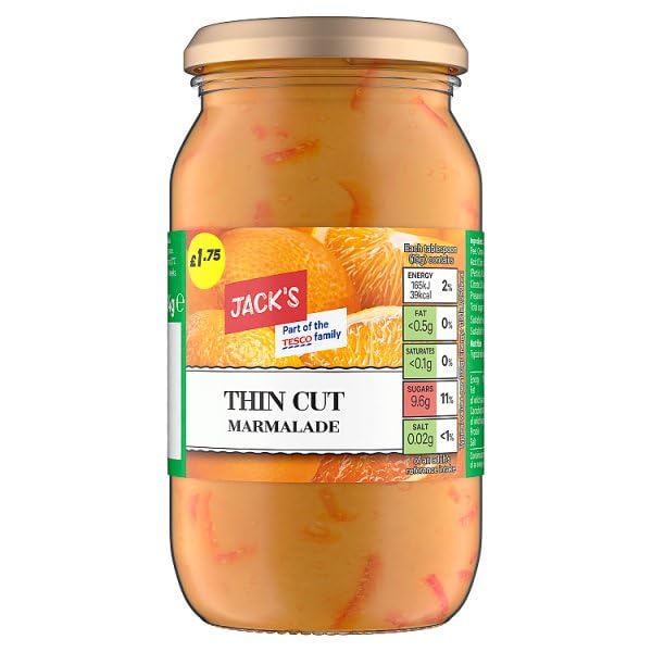 Jack's Thin Cut Marmalade 454g | Case of 6