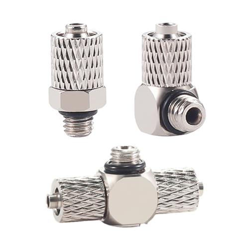 Conector MHE6-M5 mini tornillo rápido para manguera neumática recta 2