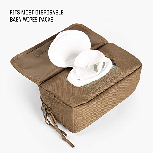 Tactical Baby Gear MOLLE Baby Wipe Pouch 2.0 (Black) - Thumbnail 3