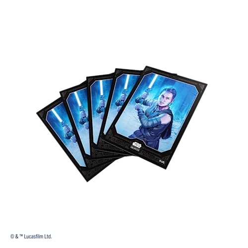 Gamegenic Star Wars Unlimited Rey ART SLEEVES, Officially Licensed Pack of 60 Art Sleeves and 1 Clear Sleeve - Image 4