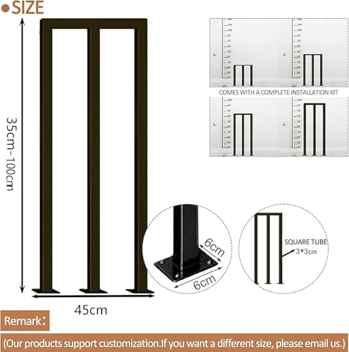 Garde-corps d'escalier installation facile support vertical de 80