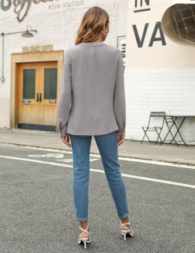 Image of Blooming Jelly Women's Long Sleeve Blouses Dressy Casual Business Work Tops