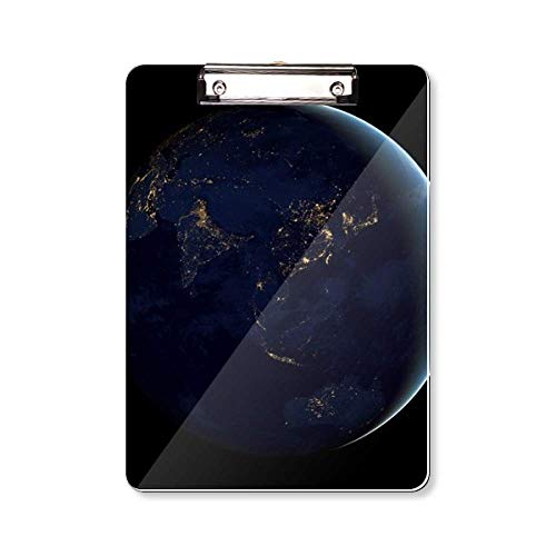 DIYthinker Universe Space Blue Planet Earth Clipboard Folder Writing Pad Backing Plate A4 DIYthinker Universe Space Blue Planet Earth Clipboard Folder Writing Pad Backing Plate A4