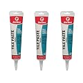 Red Devil 0497 Tile Paste Adhesive Squeeze Tube, White (3)