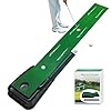MYKUJA Putting Green Indoor Golf Putting Mat with Auto-Ball Return -Putter Alignment Guides at 3, 5 & 7 Feet – Mini Golf Practice Mat for Home or Office – Golf Gifts for Men