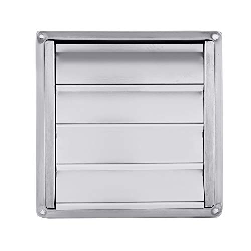 MAGT Cubierta de ventilaci�n, Rejillas, Difusores Y Respiraderos Cubierta de ventilaci�n Cuadrada Acero Inoxidable antioxidante Pr�ctica v�lvula de Aire Cuadrada Cubierta de ventilaci�n