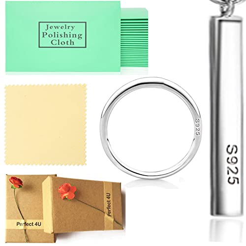 Perfect 4U Round Long Necklace 925 Sterling Silver Chain for Women Handcrafted Jewelry 16" - 30"4